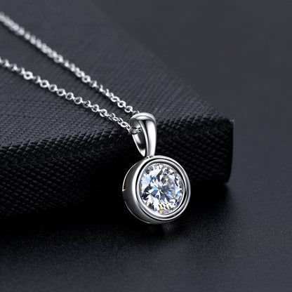 Moissanite Chain, silver style