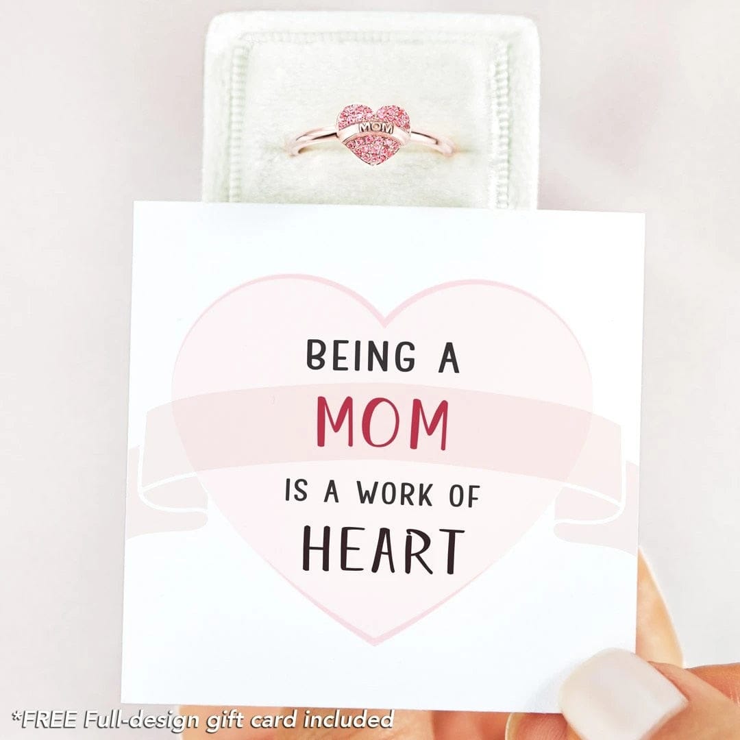 Aesthetic Heart Ring For Mom - The Ish Store