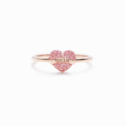Aesthetic Heart Ring For Mom - The Ish Store
