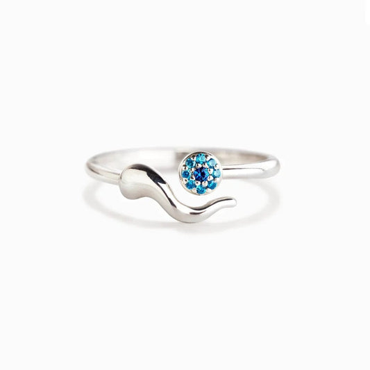 All Is Good Evil Eye Ring - The Ish Store