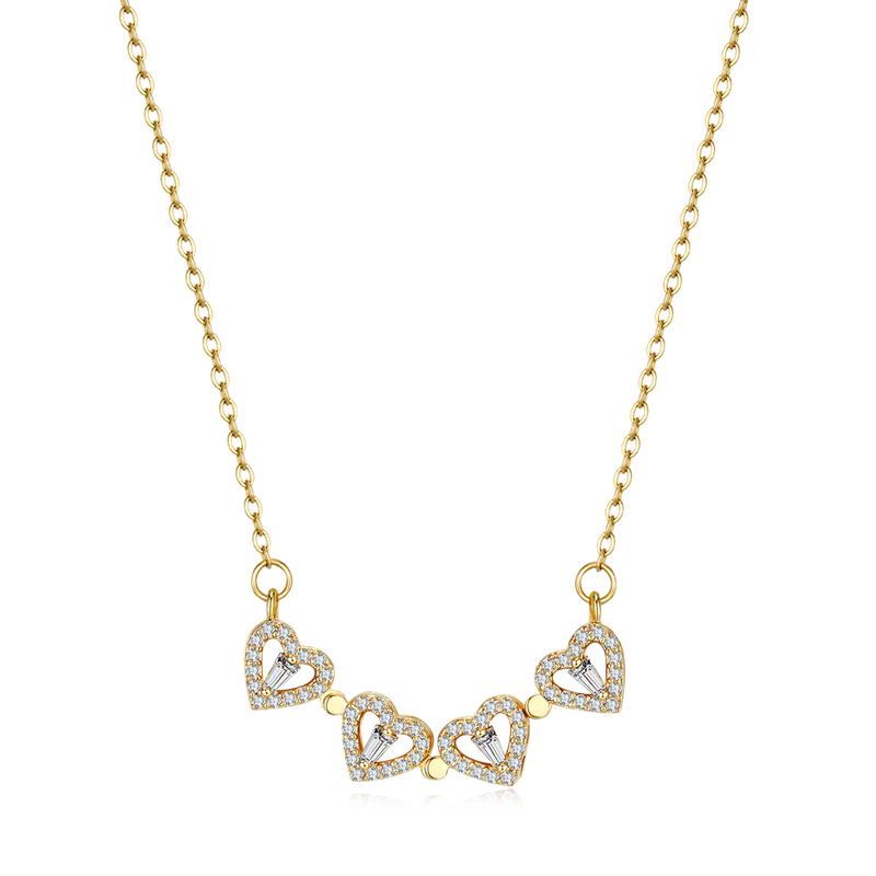 Clover Heart Necklace - The Ish Store